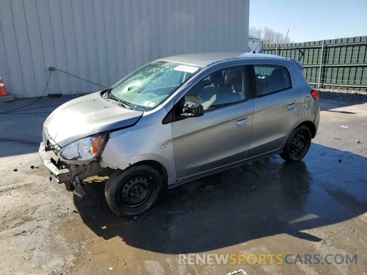 1 Photograph of a damaged car ML32A3HJXLH002822 MITSUBISHI MIRAGE 2020