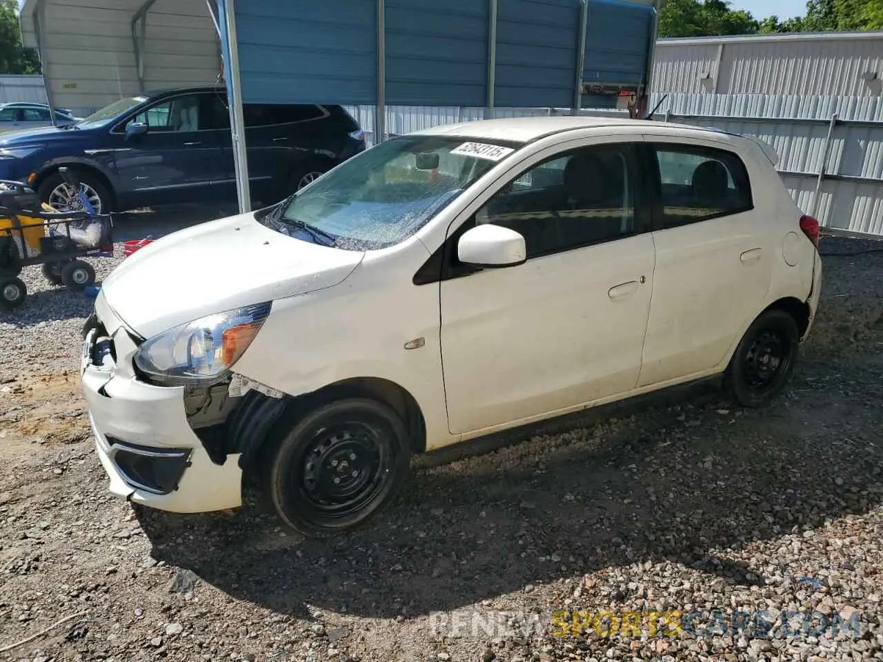 1 Photograph of a damaged car ML32A3HJXLH003971 MITSUBISHI MIRAGE 2020