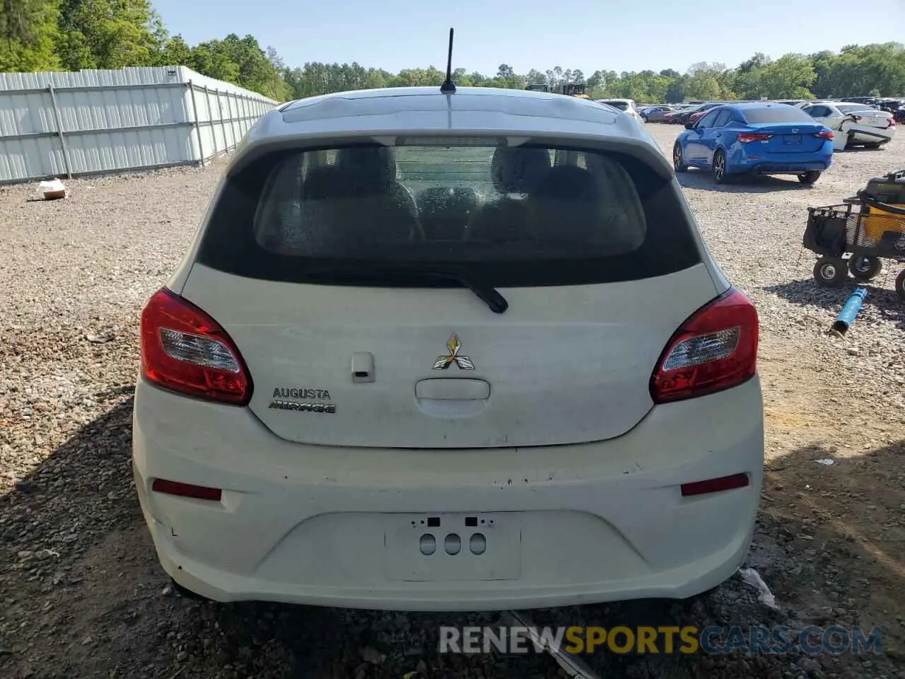 6 Photograph of a damaged car ML32A3HJXLH003971 MITSUBISHI MIRAGE 2020