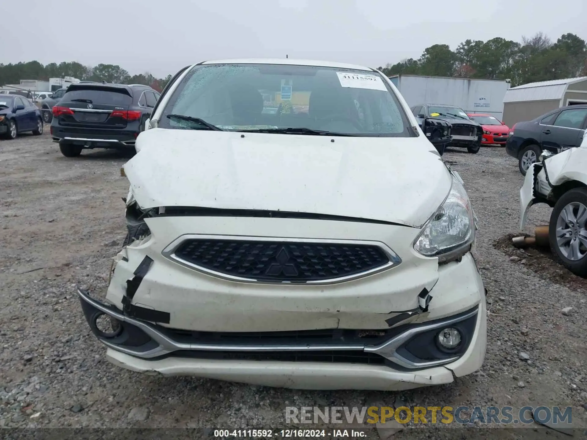 12 Photograph of a damaged car ML32A3HJXLH006451 MITSUBISHI MIRAGE 2020