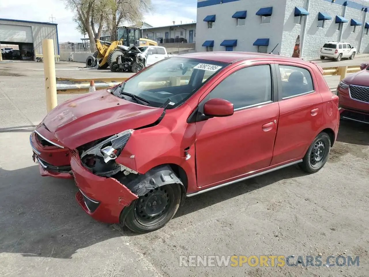 1 Photograph of a damaged car ML32A3HJXLH009754 MITSUBISHI MIRAGE 2020