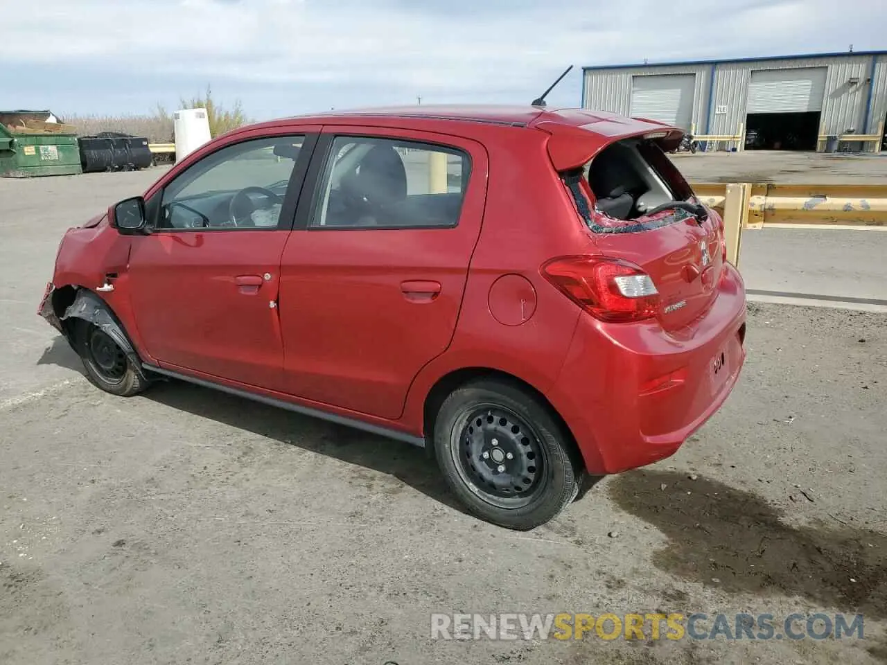 2 Photograph of a damaged car ML32A3HJXLH009754 MITSUBISHI MIRAGE 2020