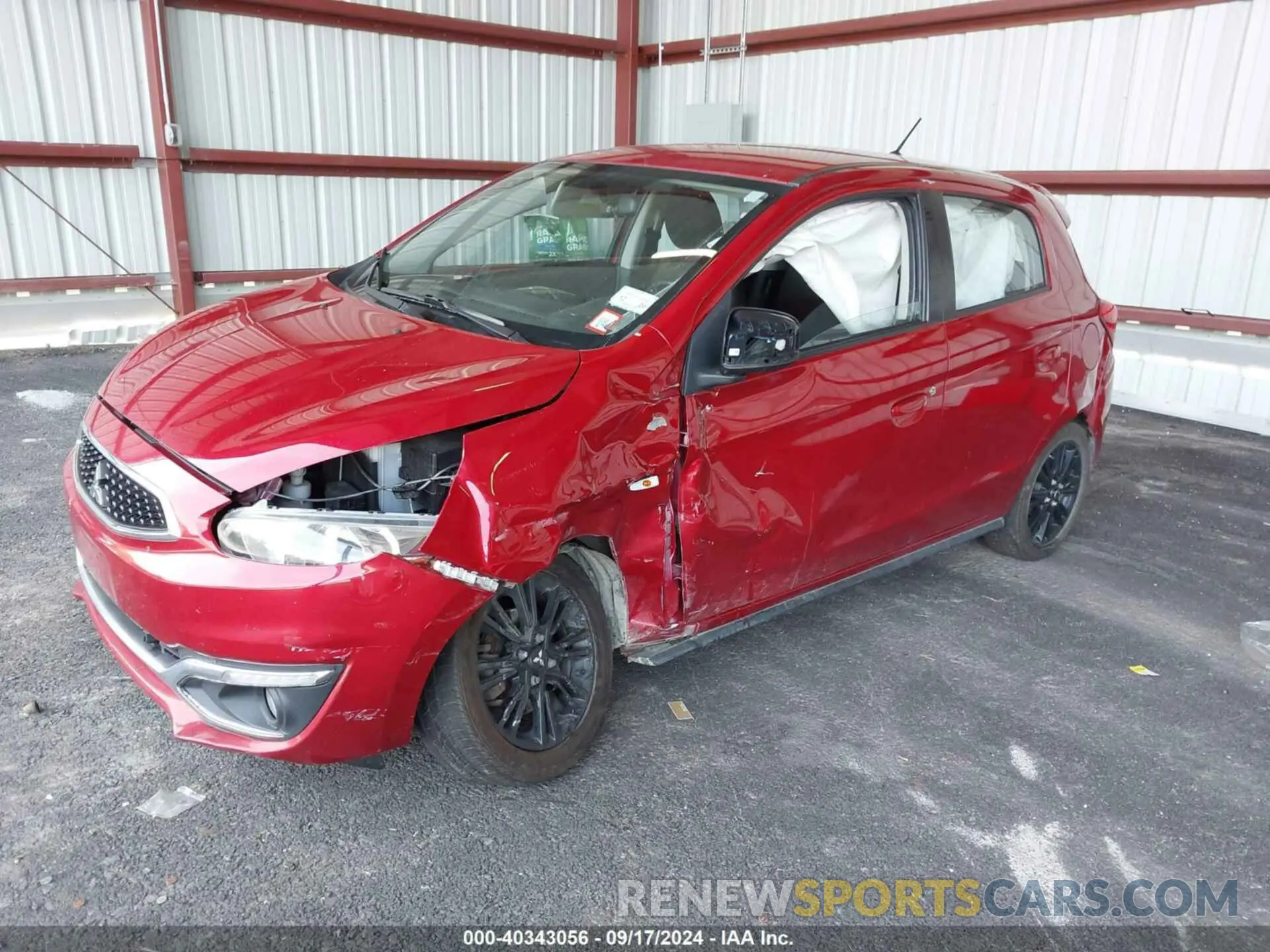 2 Photograph of a damaged car ML32A5HJ4LH006828 MITSUBISHI MIRAGE 2020