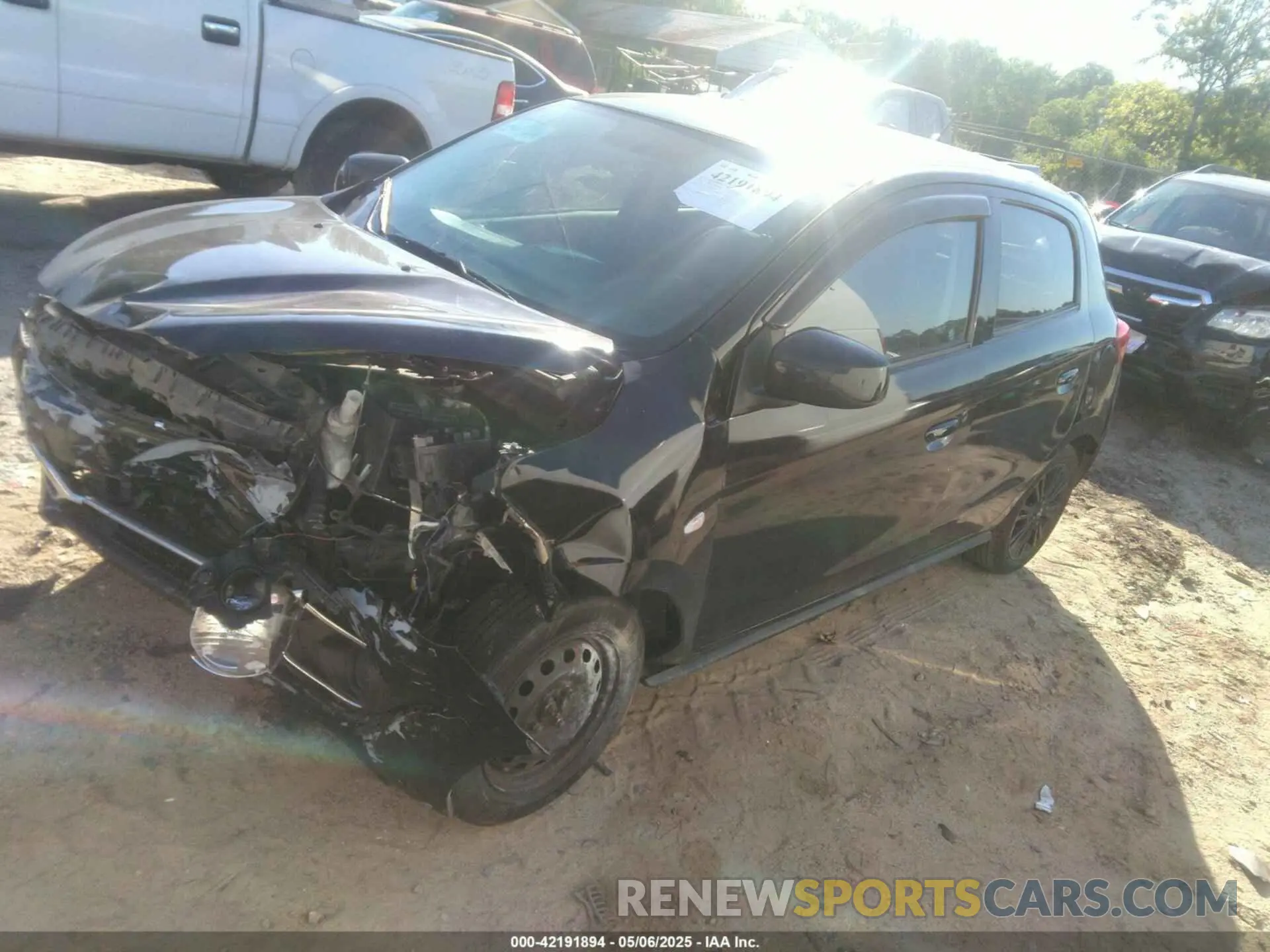 2 Photograph of a damaged car ML32A5HJ5LH010628 MITSUBISHI MIRAGE 2020