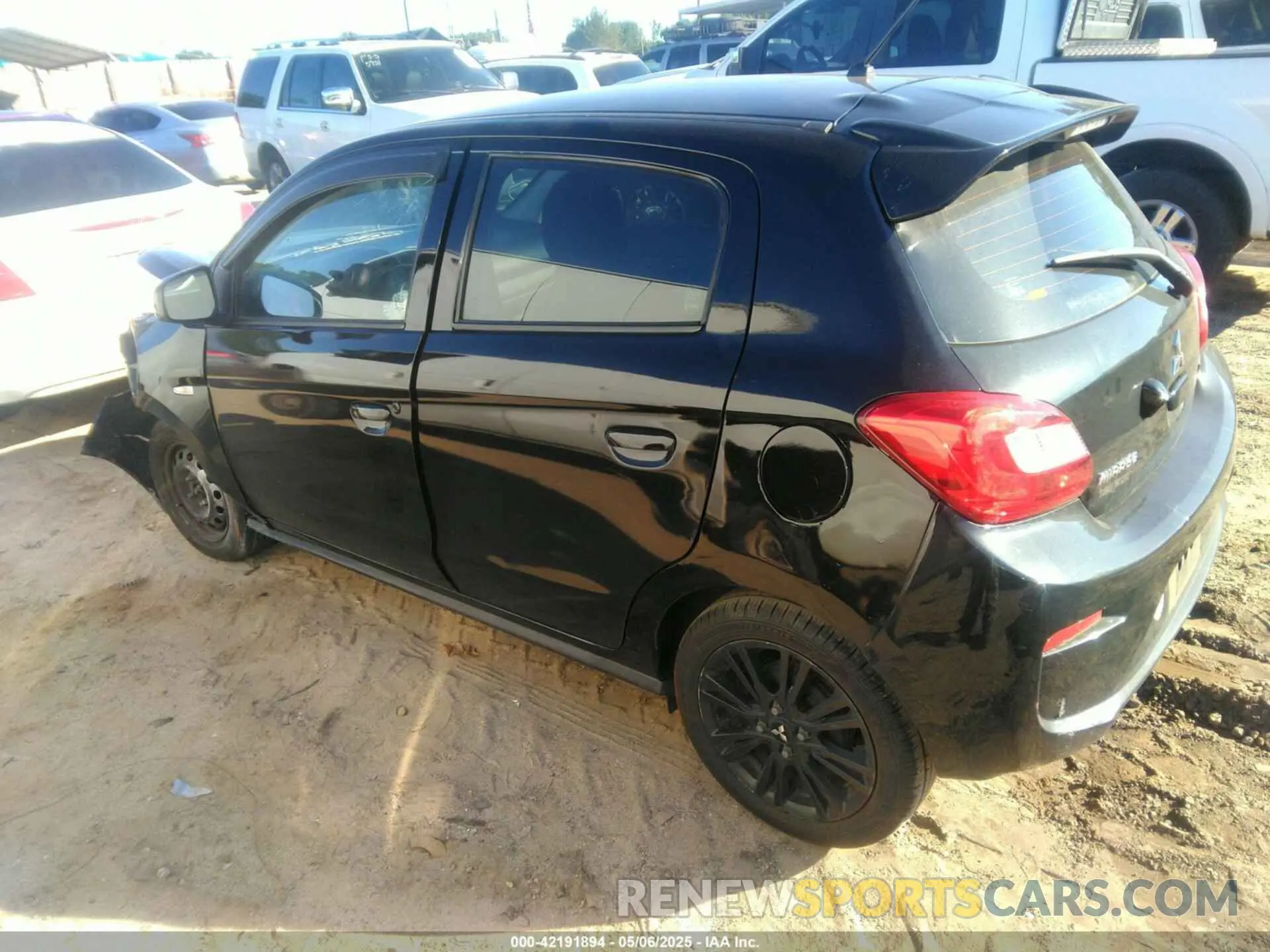 3 Photograph of a damaged car ML32A5HJ5LH010628 MITSUBISHI MIRAGE 2020