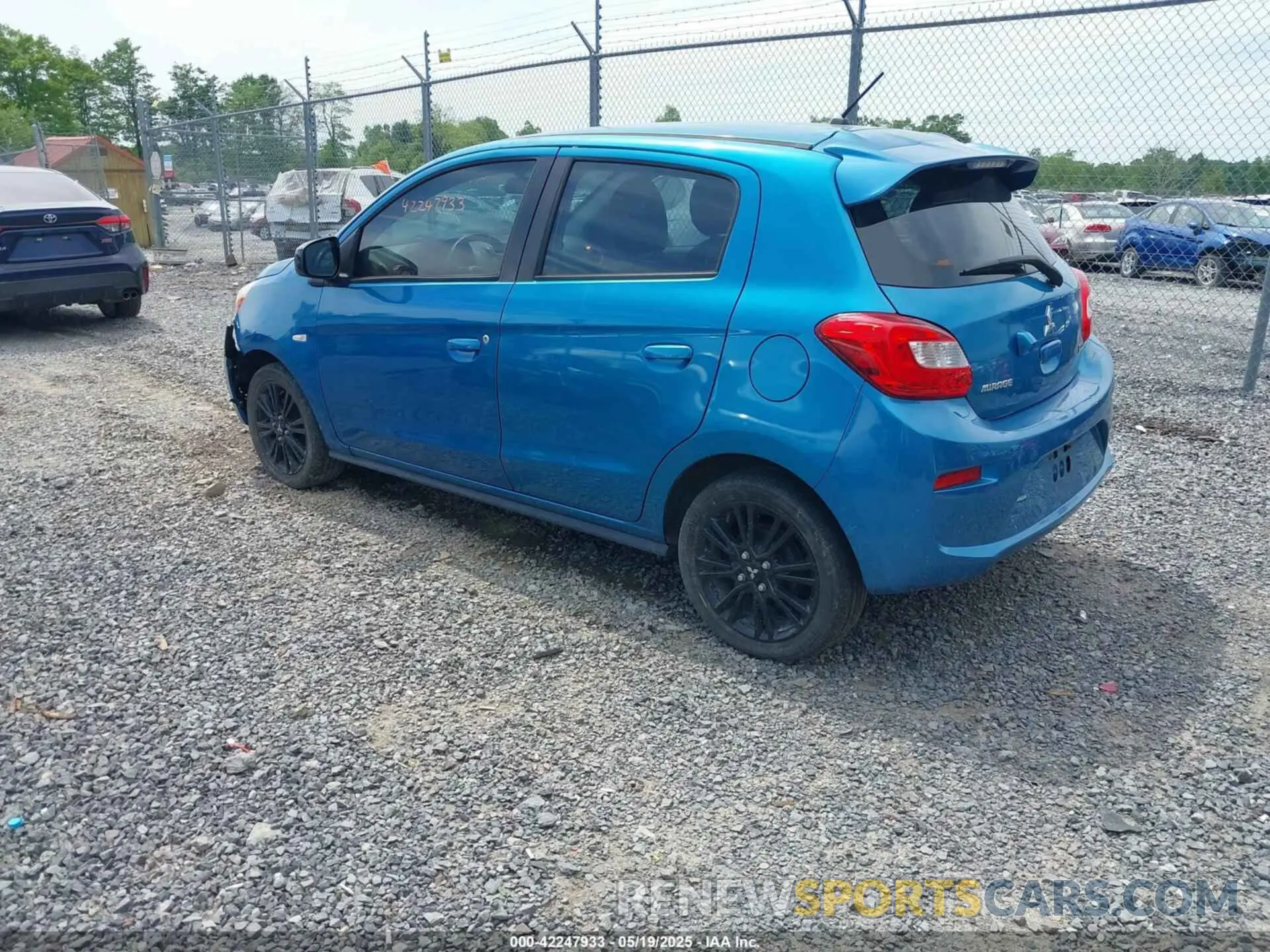 3 Photograph of a damaged car ML32A5HJ6LH003686 MITSUBISHI MIRAGE 2020