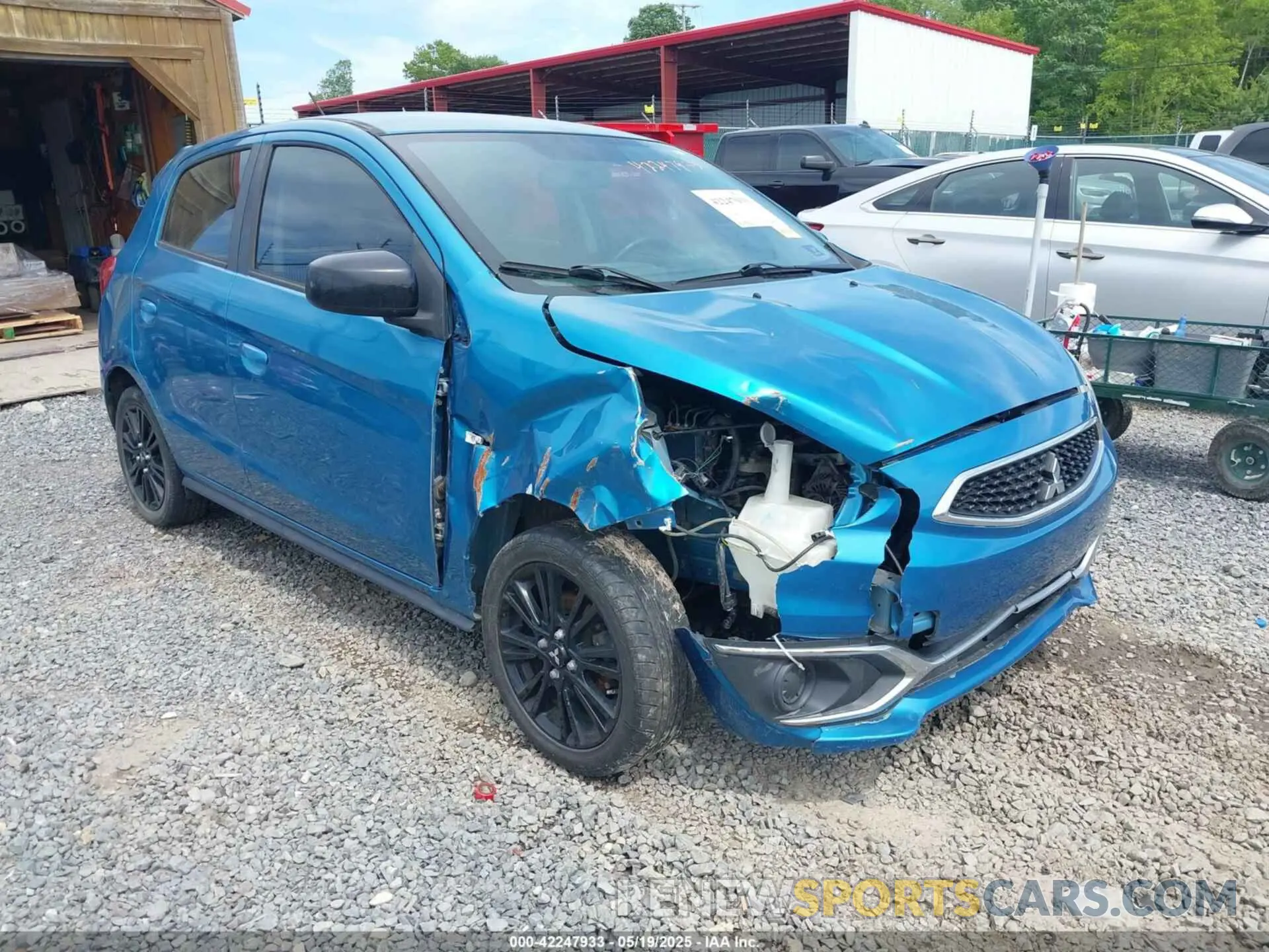 6 Photograph of a damaged car ML32A5HJ6LH003686 MITSUBISHI MIRAGE 2020