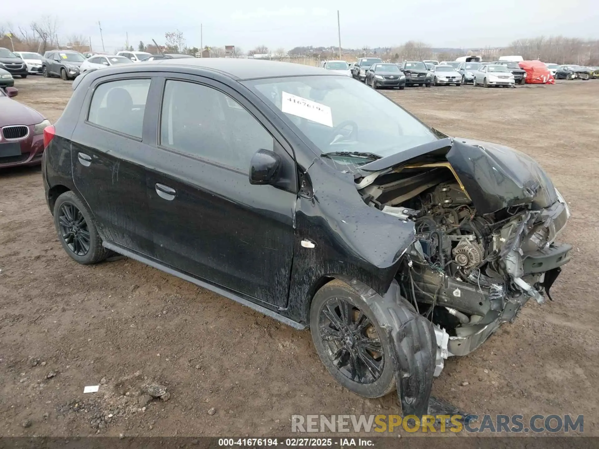 1 Photograph of a damaged car ML32A5HJ6LH006801 MITSUBISHI MIRAGE 2020