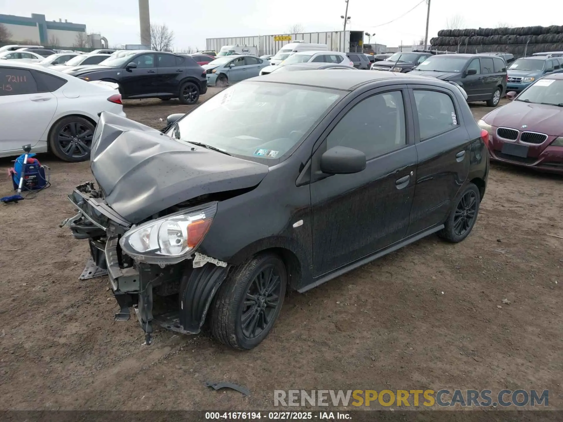2 Photograph of a damaged car ML32A5HJ6LH006801 MITSUBISHI MIRAGE 2020