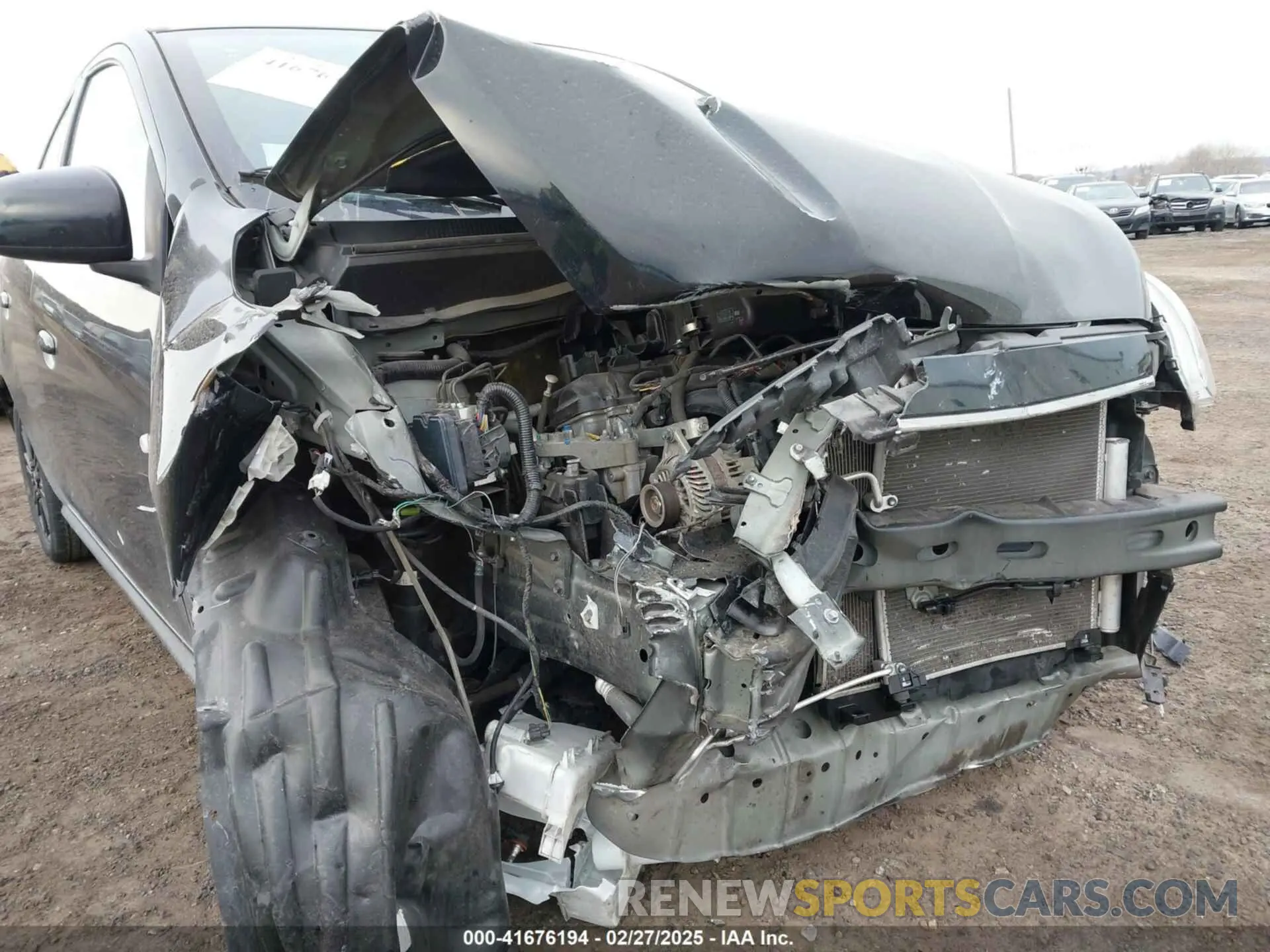6 Photograph of a damaged car ML32A5HJ6LH006801 MITSUBISHI MIRAGE 2020