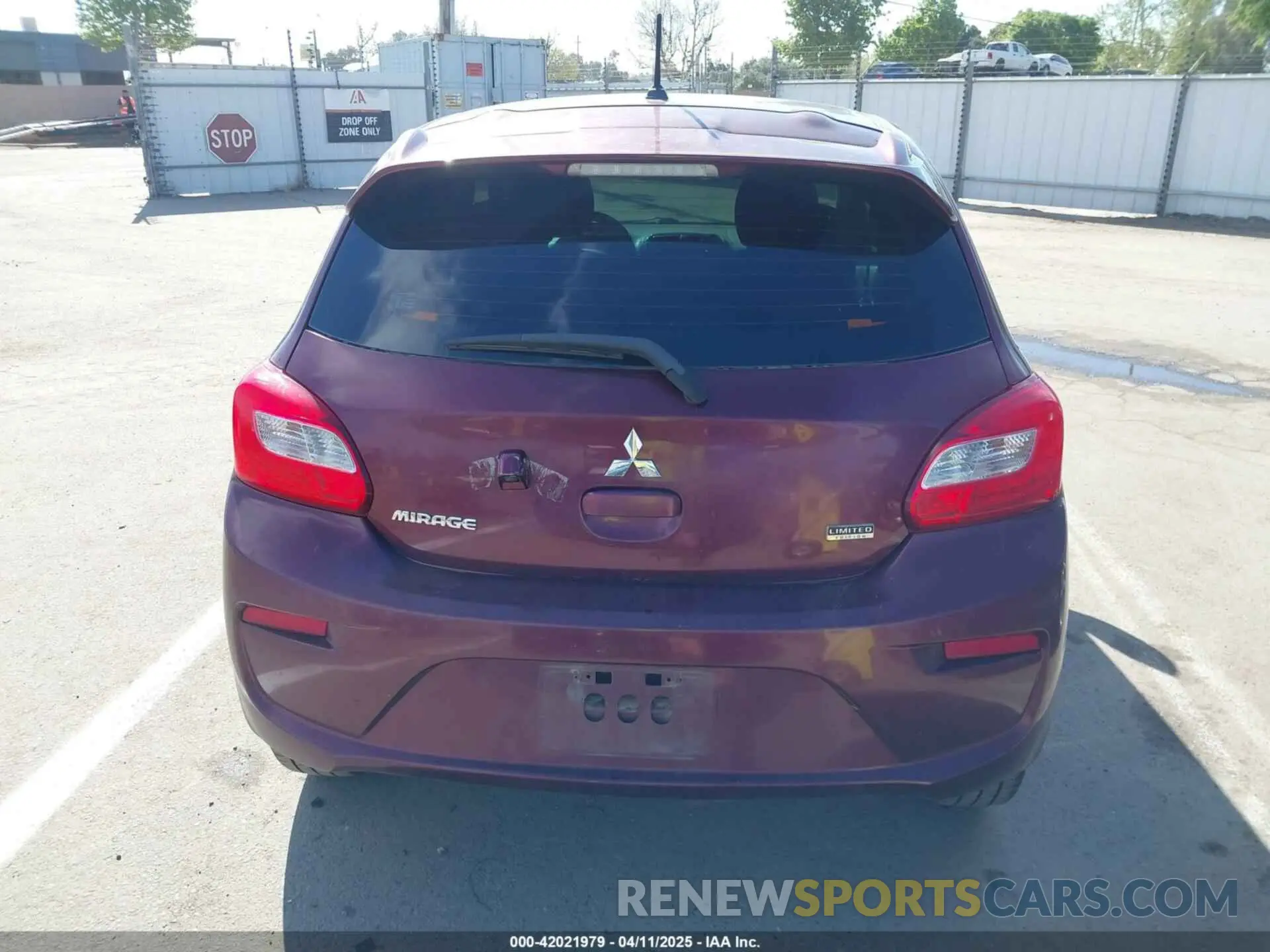 16 Photograph of a damaged car ML32A5HJ6LH007379 MITSUBISHI MIRAGE 2020