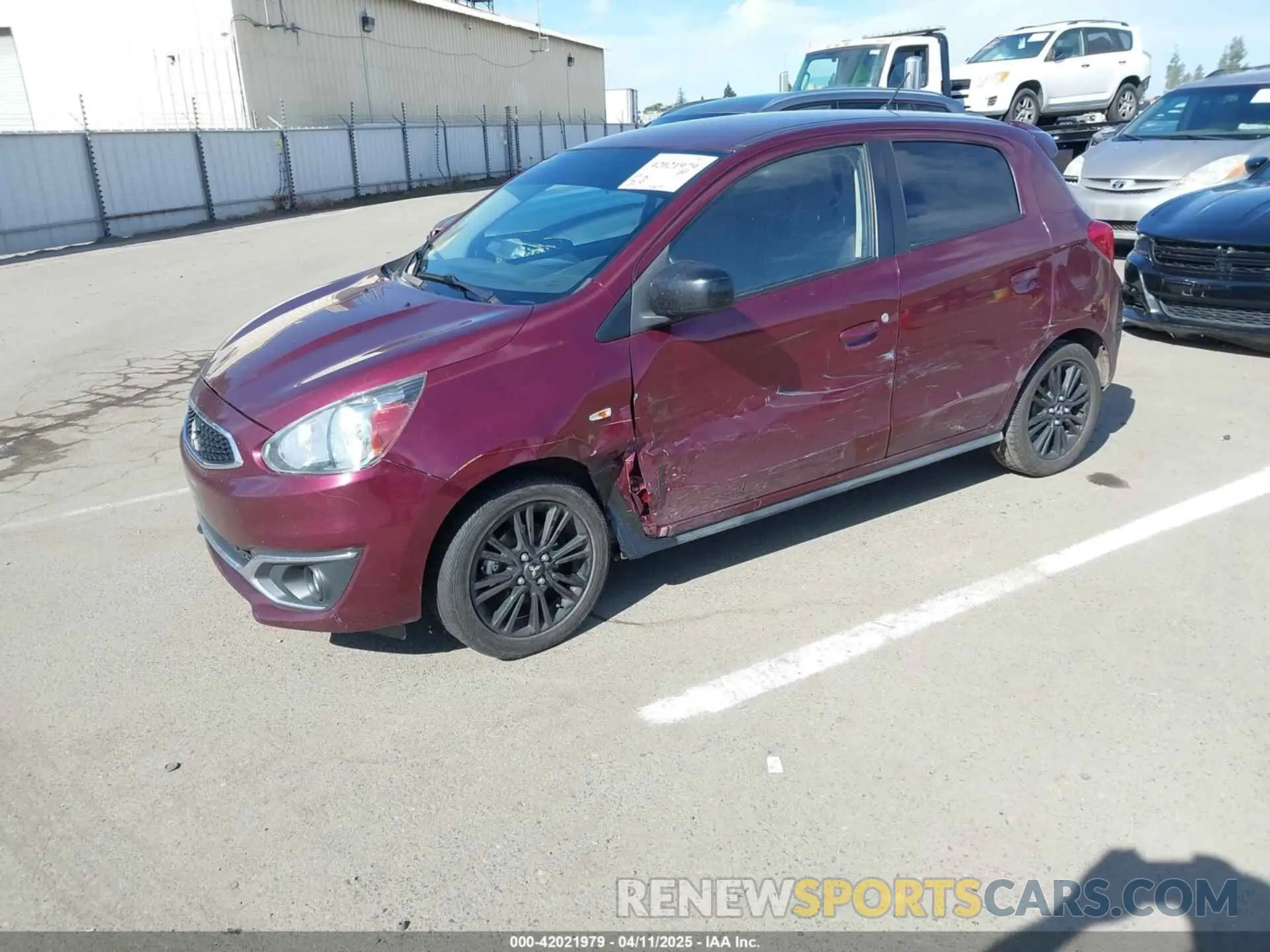 2 Photograph of a damaged car ML32A5HJ6LH007379 MITSUBISHI MIRAGE 2020