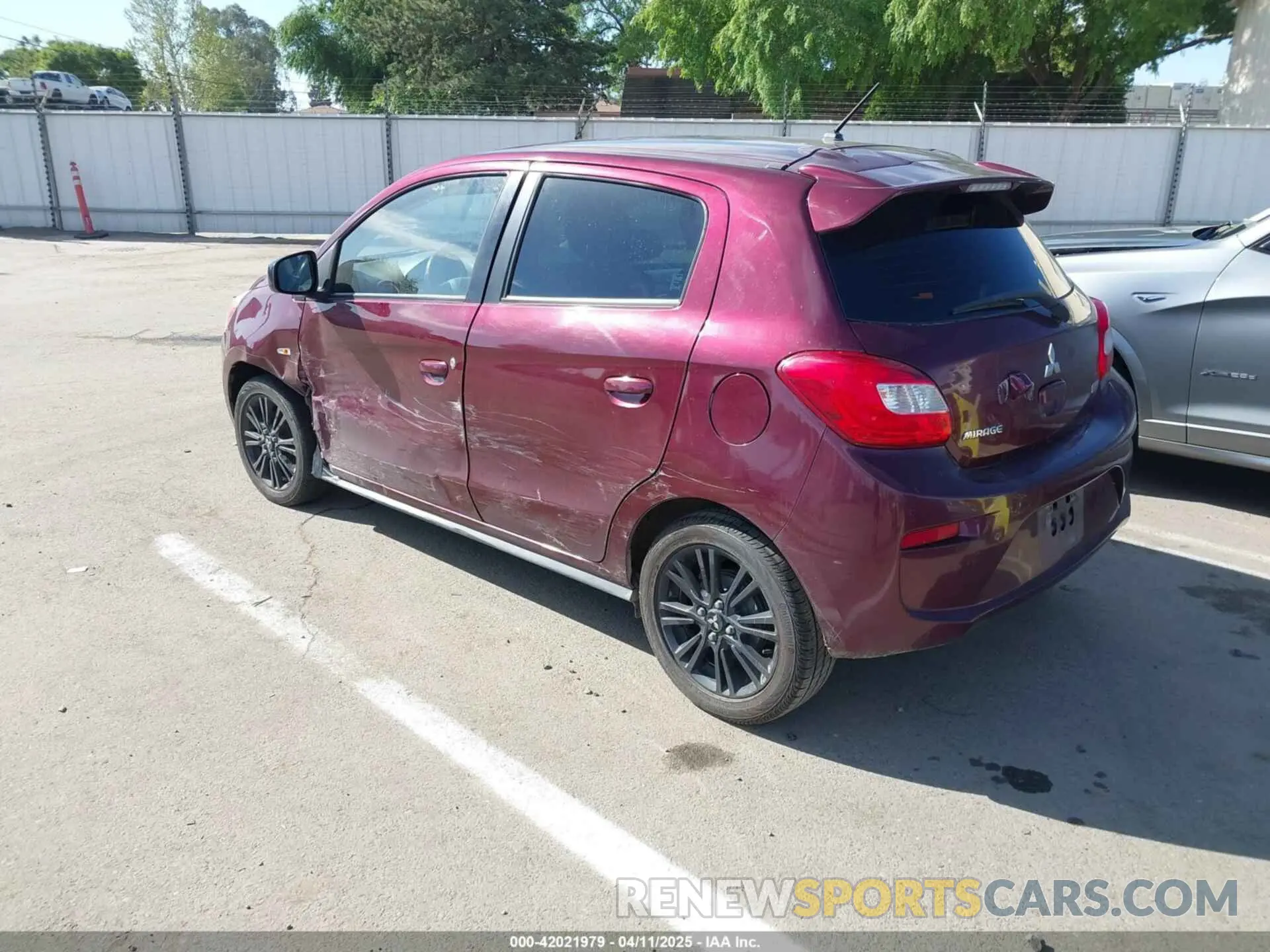 3 Photograph of a damaged car ML32A5HJ6LH007379 MITSUBISHI MIRAGE 2020