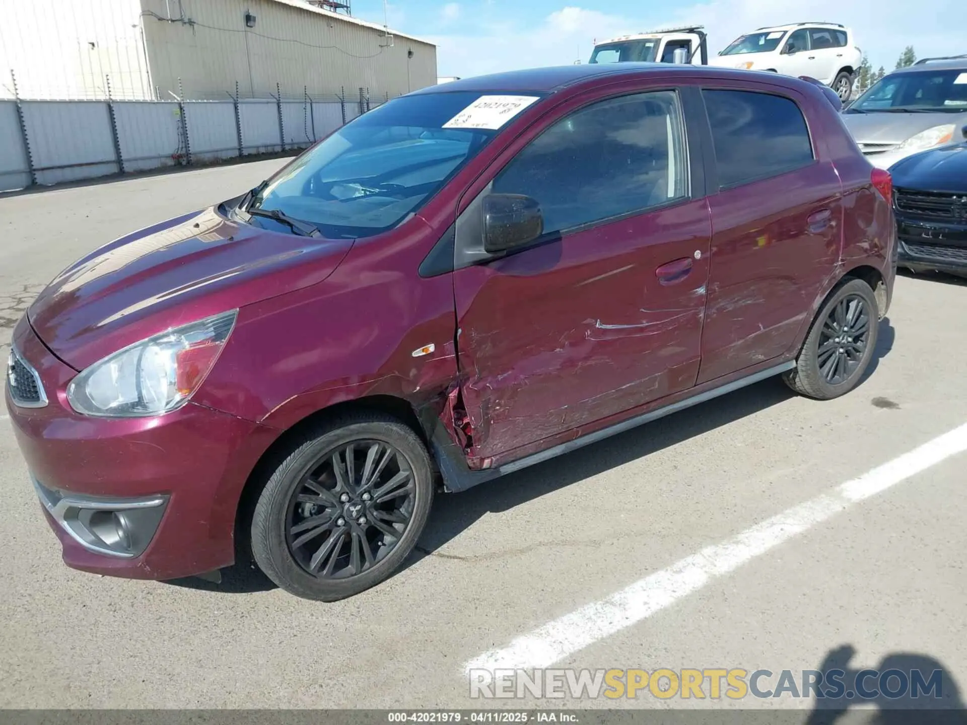 6 Photograph of a damaged car ML32A5HJ6LH007379 MITSUBISHI MIRAGE 2020