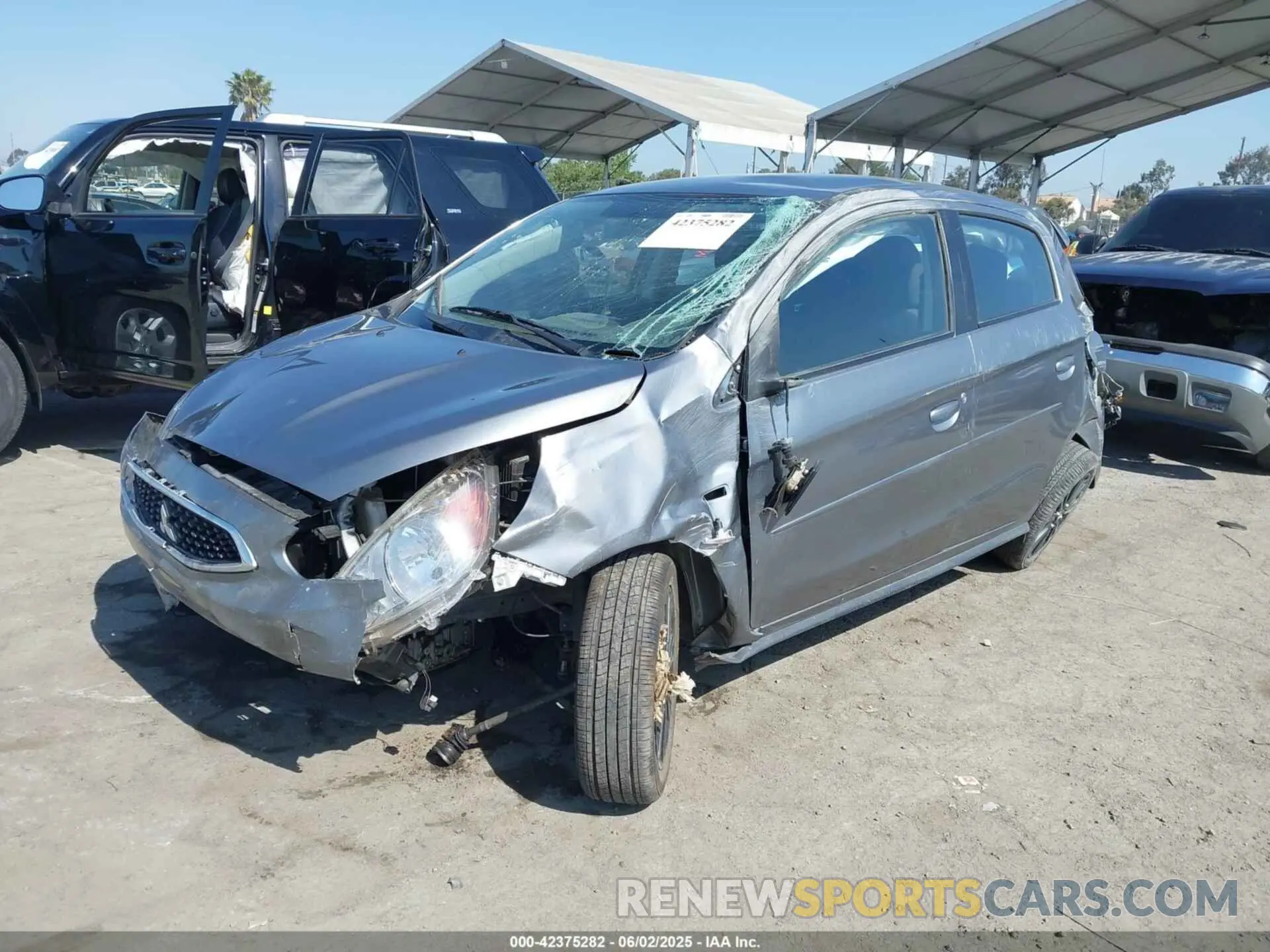 2 Photograph of a damaged car ML32A5HJ8LH001857 MITSUBISHI MIRAGE 2020