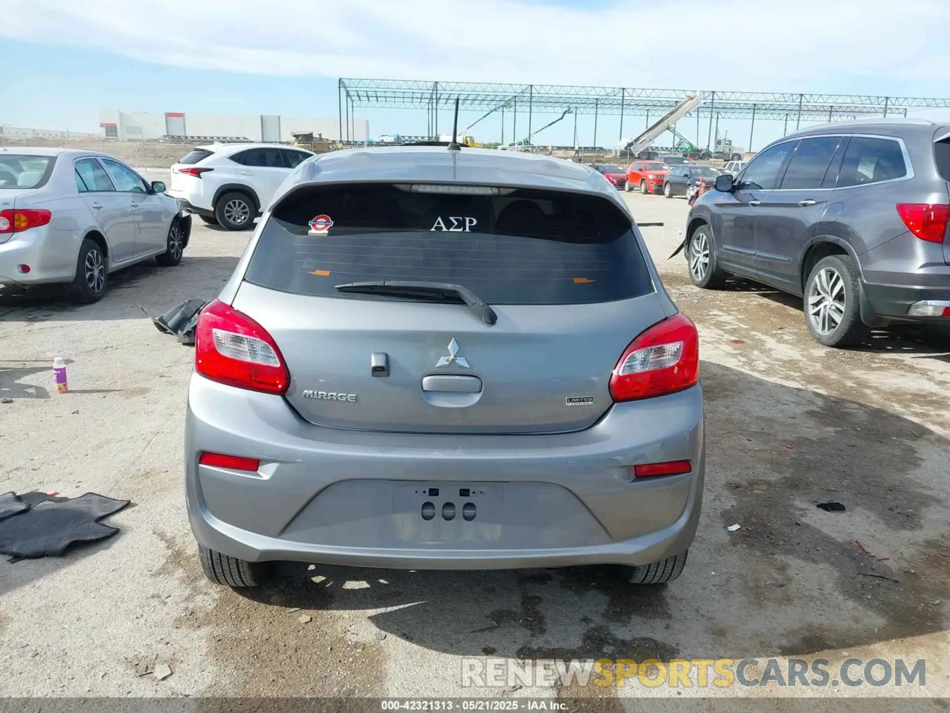 16 Photograph of a damaged car ML32A5HJ8LH002281 MITSUBISHI MIRAGE 2020