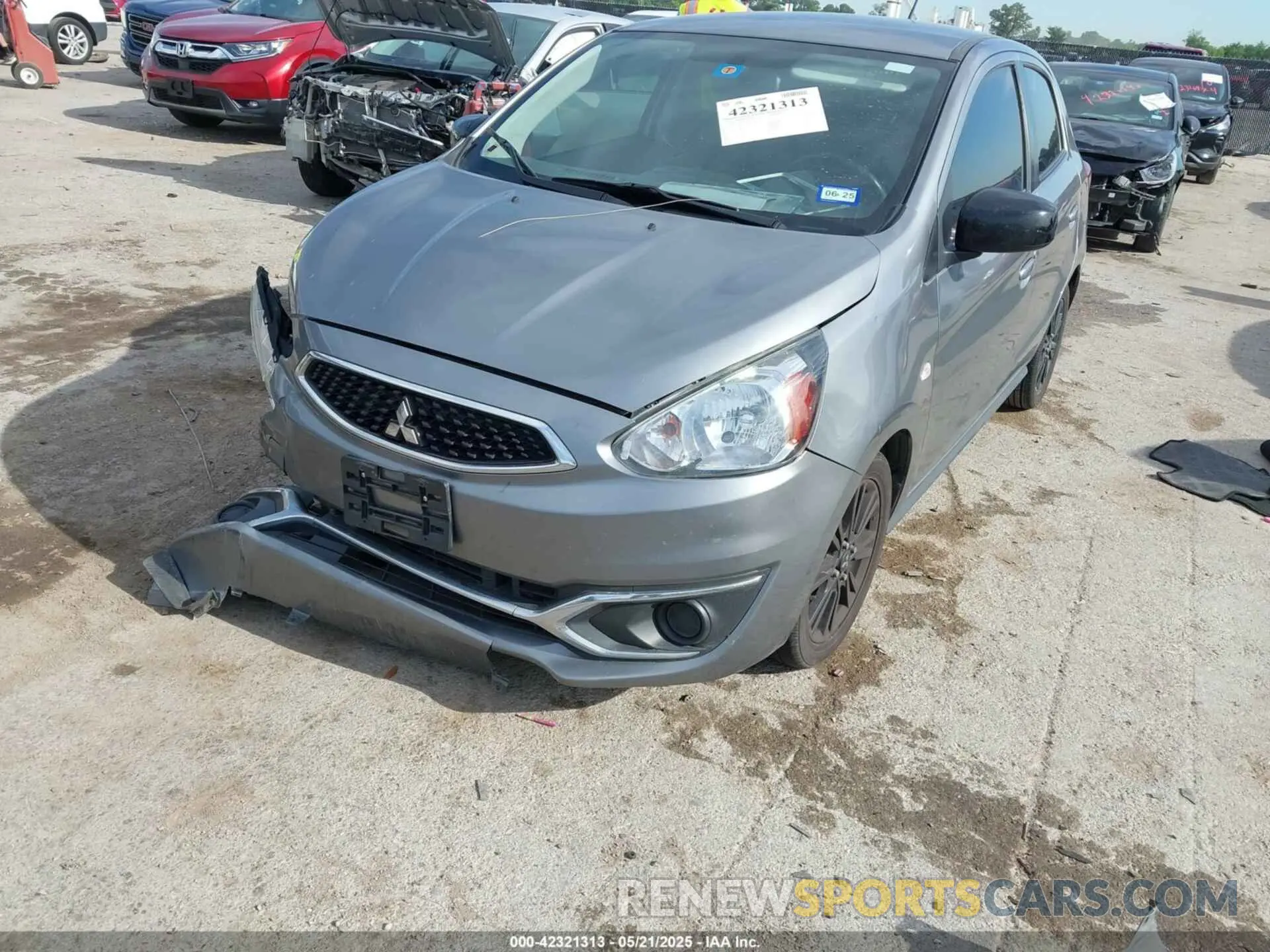 2 Photograph of a damaged car ML32A5HJ8LH002281 MITSUBISHI MIRAGE 2020
