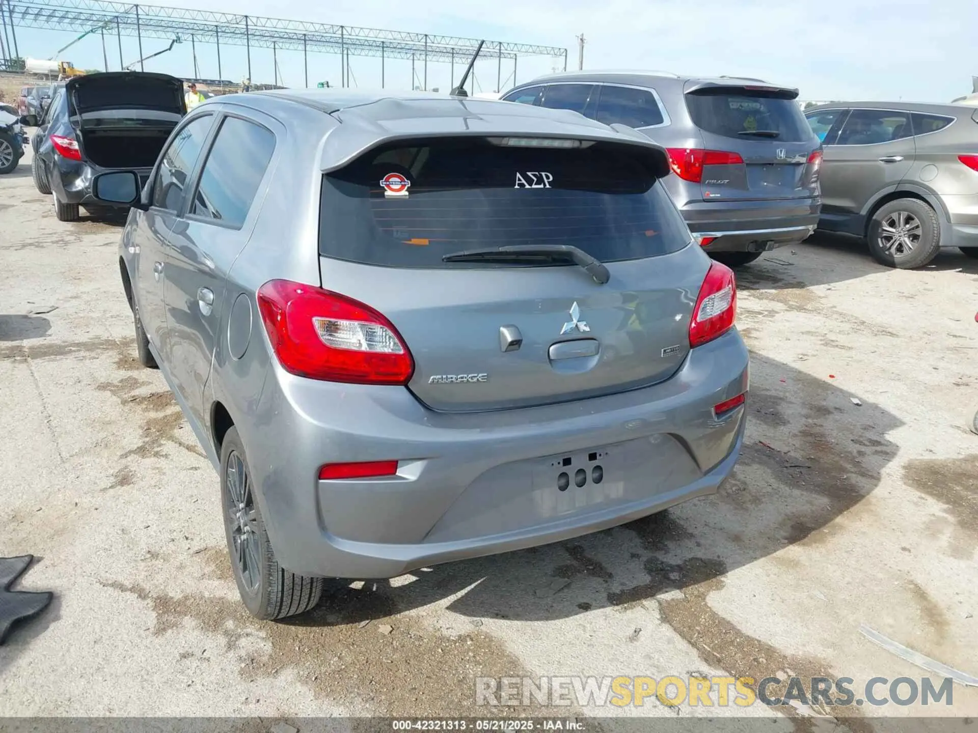 3 Photograph of a damaged car ML32A5HJ8LH002281 MITSUBISHI MIRAGE 2020