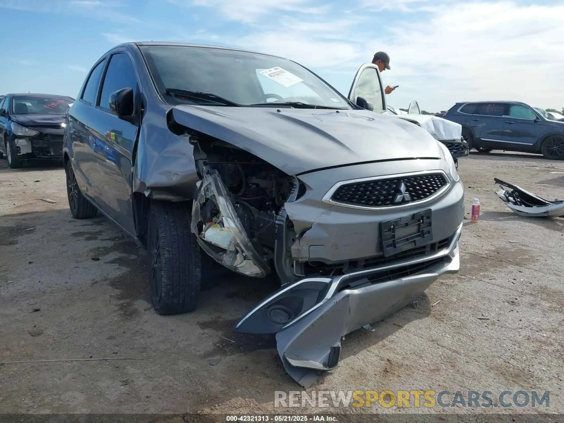 6 Photograph of a damaged car ML32A5HJ8LH002281 MITSUBISHI MIRAGE 2020