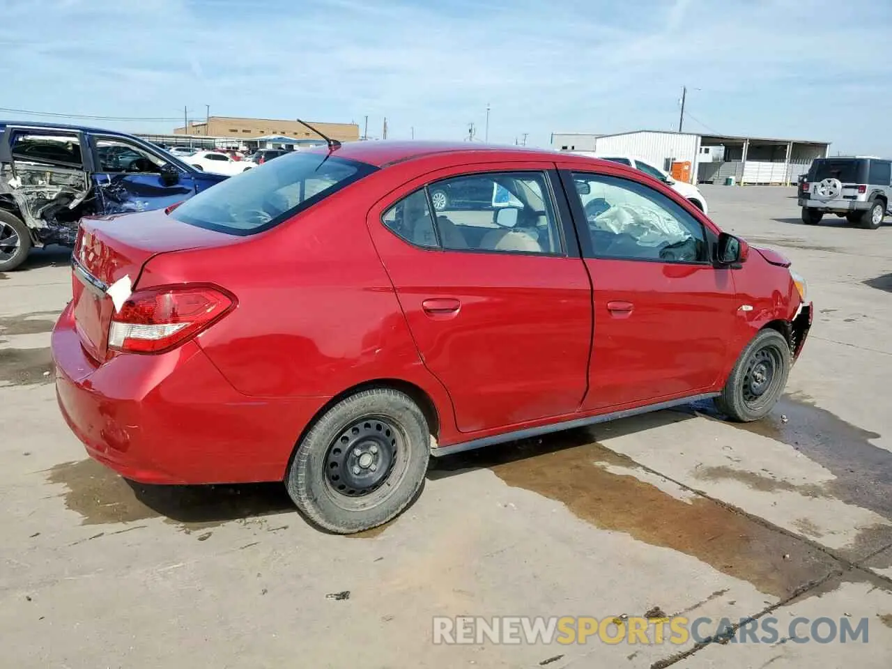 3 Photograph of a damaged car ML32F3FJ0LHF05752 MITSUBISHI MIRAGE 2020