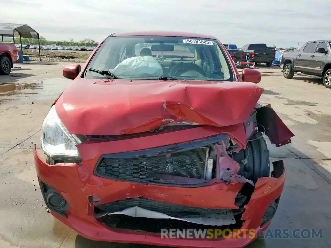 5 Photograph of a damaged car ML32F3FJ0LHF05752 MITSUBISHI MIRAGE 2020