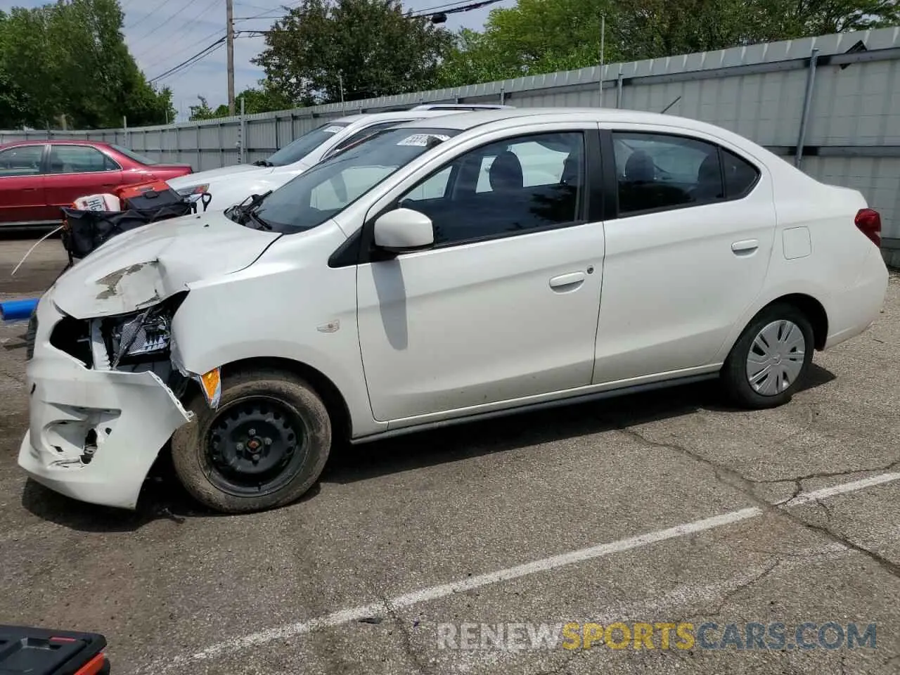 1 Photograph of a damaged car ML32F3FJ0LHF08280 MITSUBISHI MIRAGE 2020