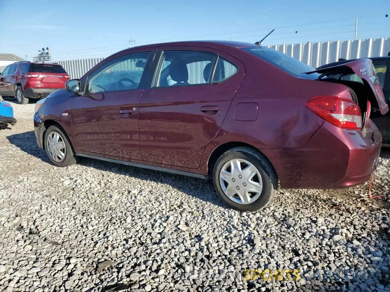 2 Photograph of a damaged car ML32F3FJ1LHF06926 MITSUBISHI MIRAGE 2020