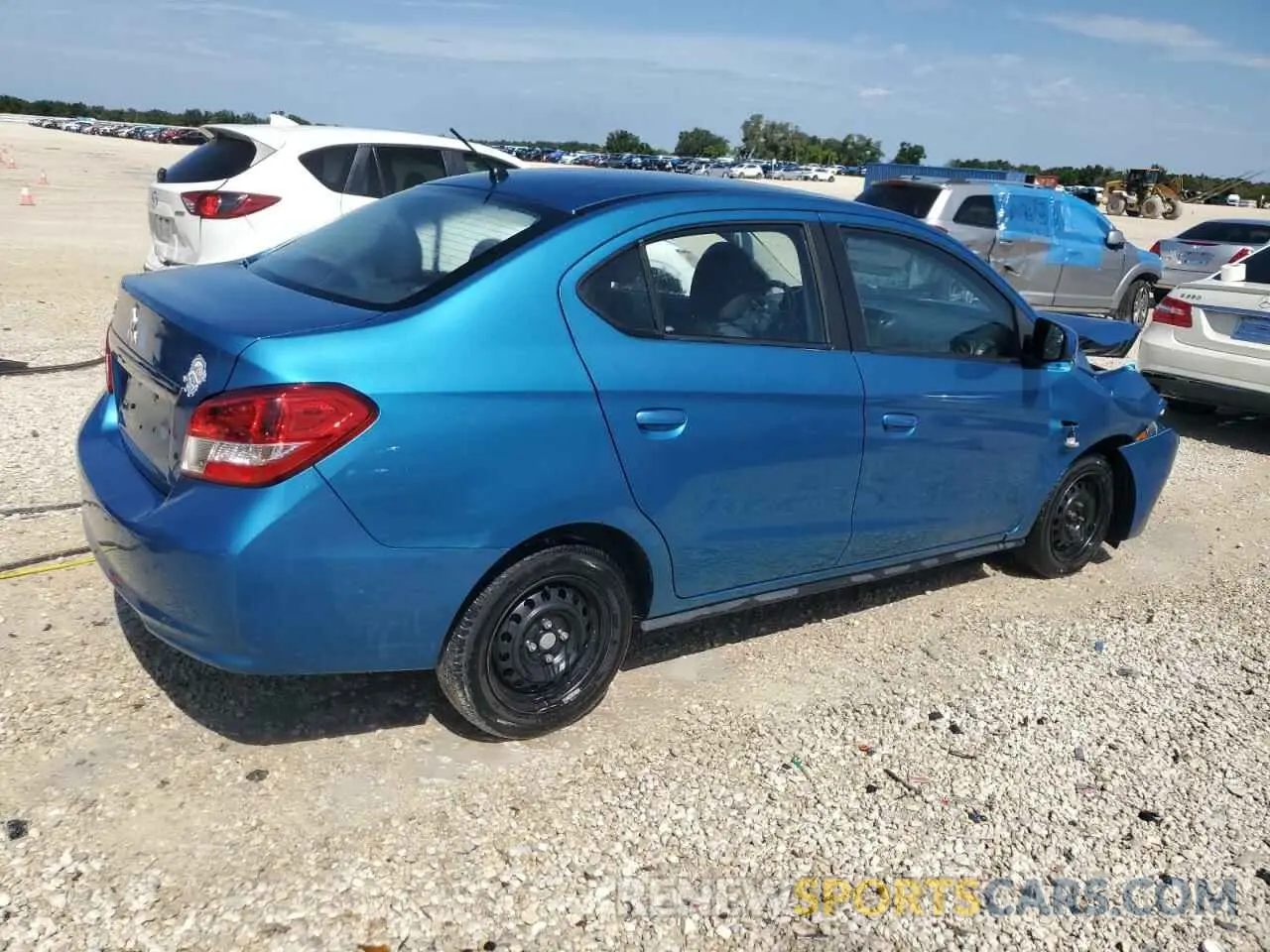 3 Photograph of a damaged car ML32F3FJ3LHF12159 MITSUBISHI MIRAGE 2020