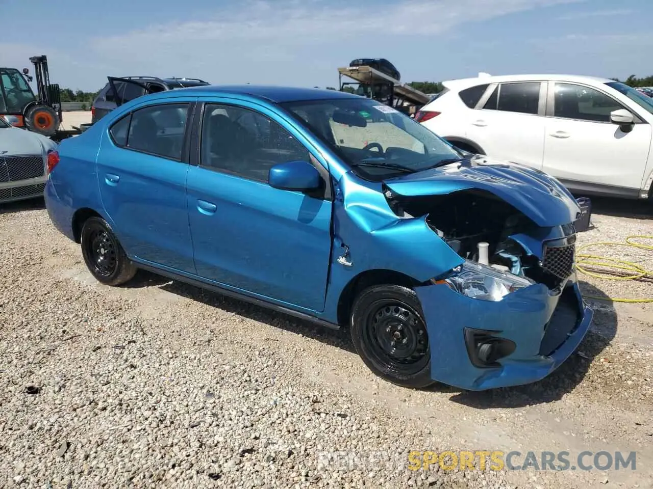 4 Photograph of a damaged car ML32F3FJ3LHF12159 MITSUBISHI MIRAGE 2020