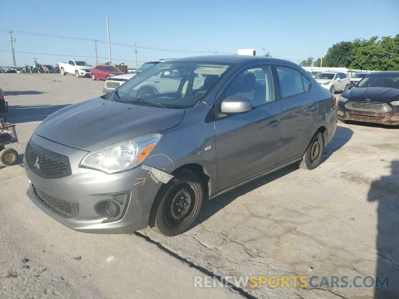1 Photograph of a damaged car ML32F3FJ4LHF09108 MITSUBISHI MIRAGE 2020