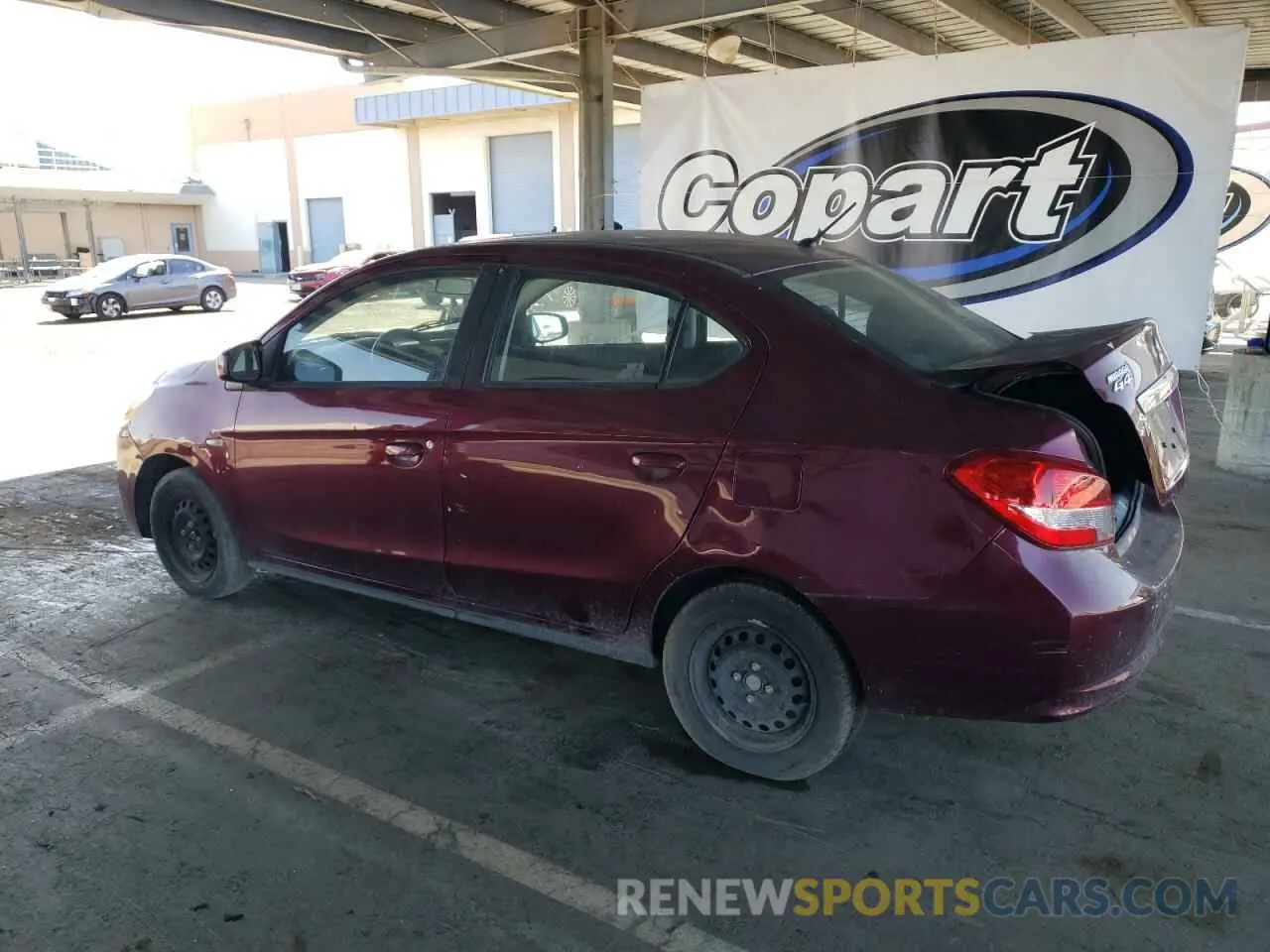 2 Photograph of a damaged car ML32F3FJ4LHF12624 MITSUBISHI MIRAGE 2020