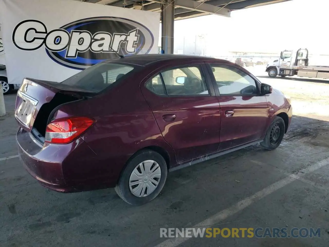 3 Photograph of a damaged car ML32F3FJ4LHF12624 MITSUBISHI MIRAGE 2020