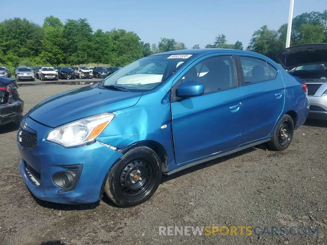 1 Photograph of a damaged car ML32F3FJ5LHF05052 MITSUBISHI MIRAGE 2020