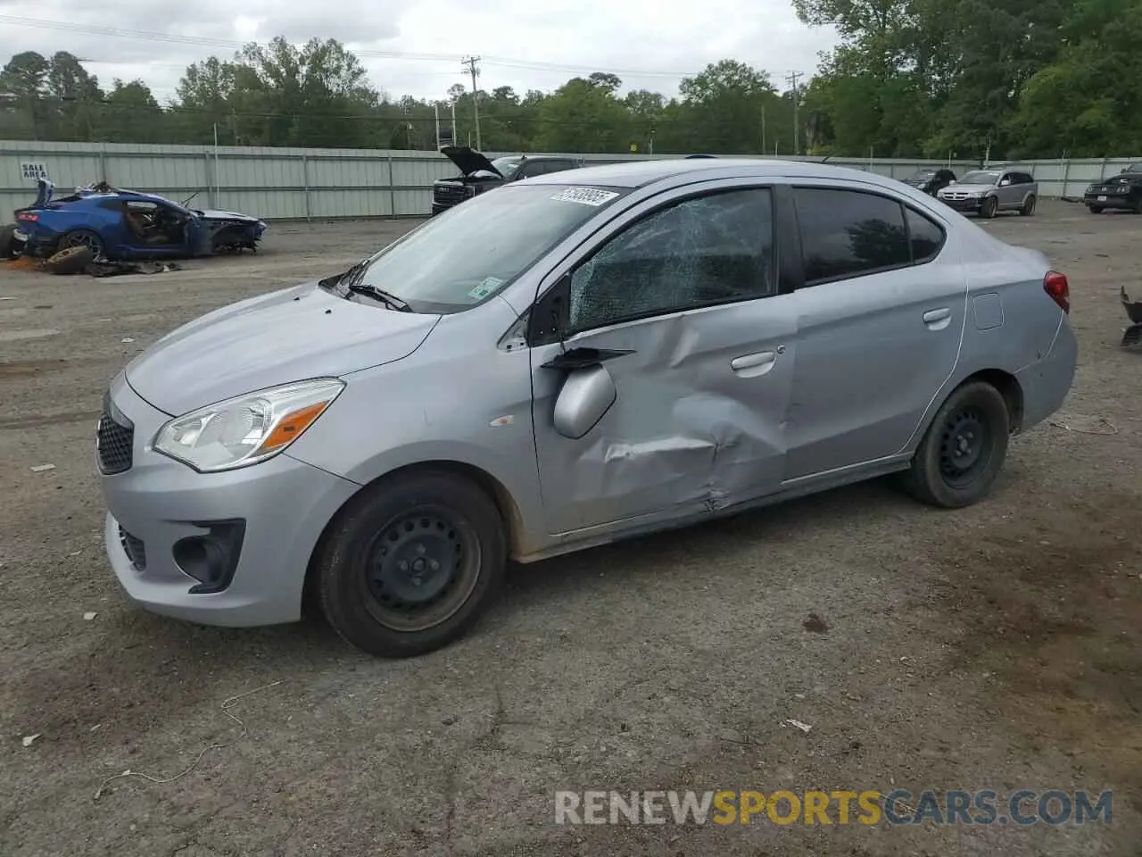 1 Photograph of a damaged car ML32F3FJ5LHF07139 MITSUBISHI MIRAGE 2020