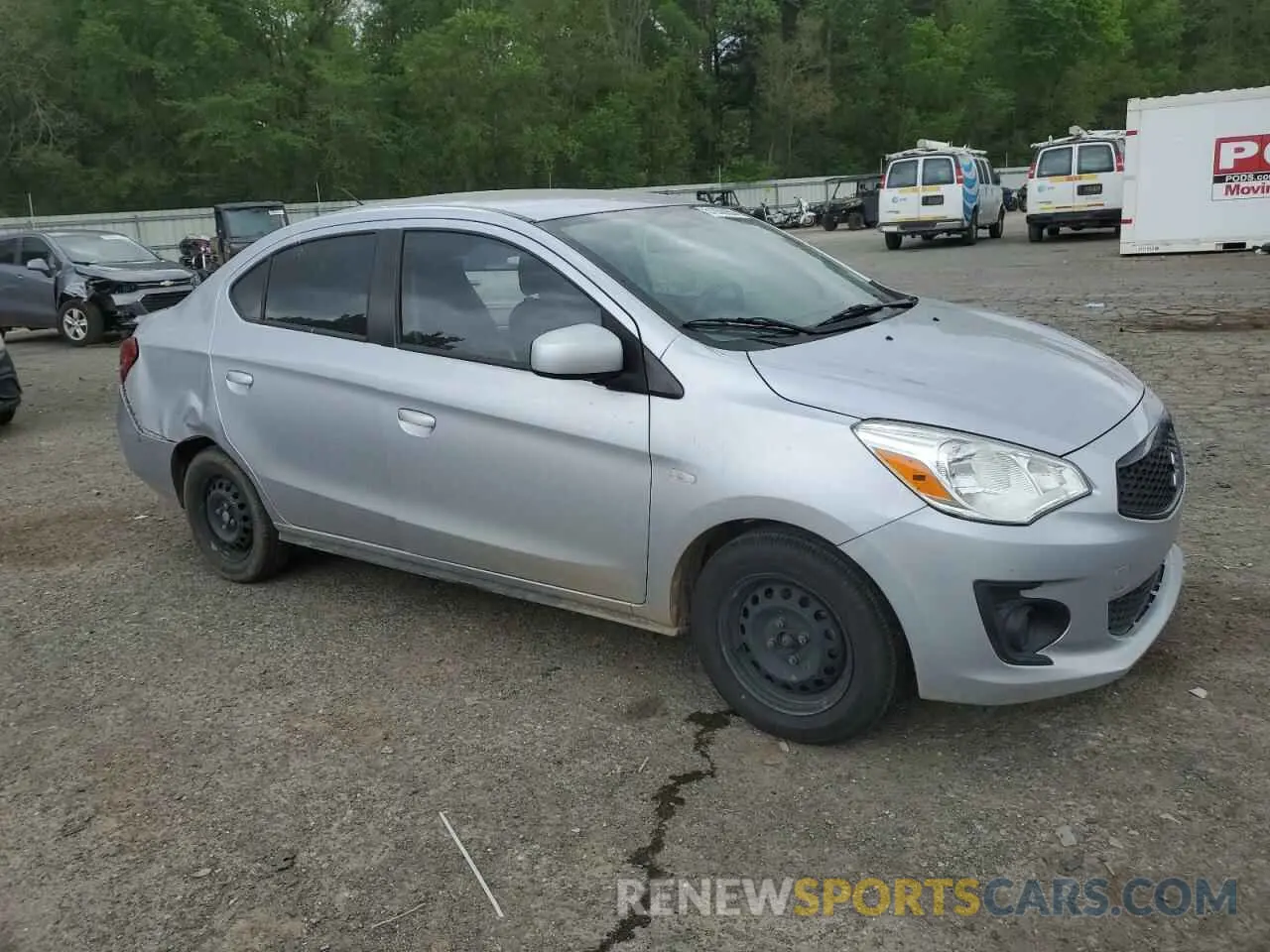4 Photograph of a damaged car ML32F3FJ5LHF07139 MITSUBISHI MIRAGE 2020