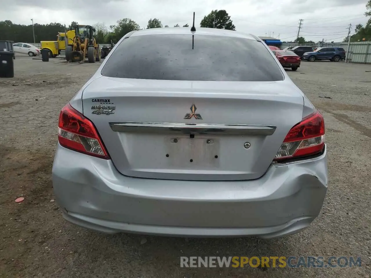 6 Photograph of a damaged car ML32F3FJ5LHF07139 MITSUBISHI MIRAGE 2020