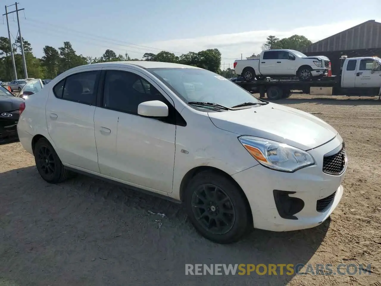 4 Photograph of a damaged car ML32F3FJ8LHF02064 MITSUBISHI MIRAGE 2020