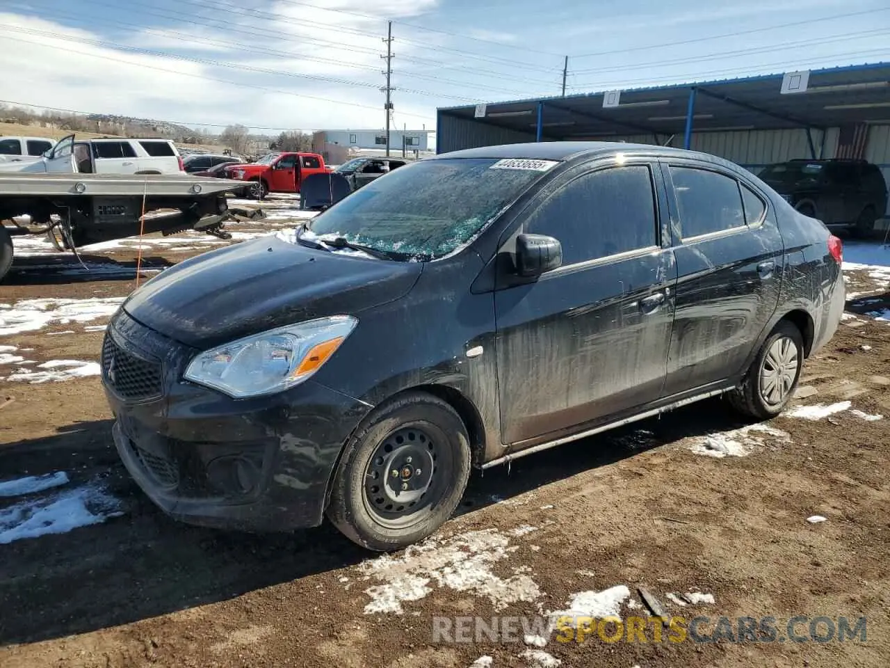 1 Photograph of a damaged car ML32F3FJ8LHF03781 MITSUBISHI MIRAGE 2020