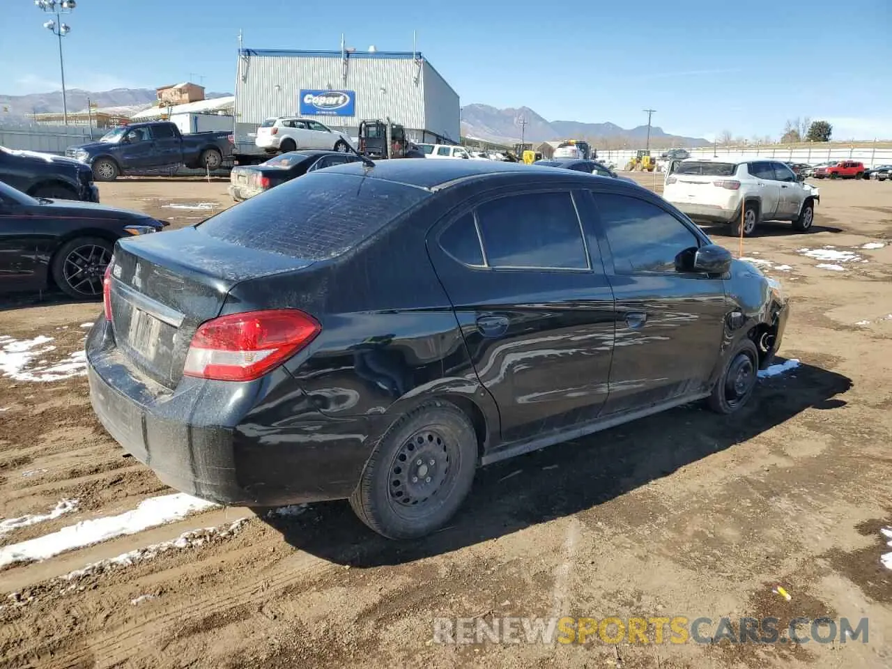 3 Photograph of a damaged car ML32F3FJ8LHF03781 MITSUBISHI MIRAGE 2020