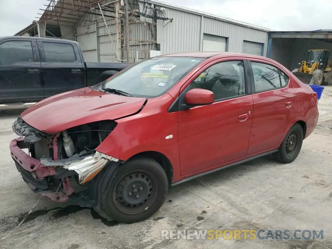 1 Photograph of a damaged car ML32F3FJXLHF04172 MITSUBISHI MIRAGE 2020