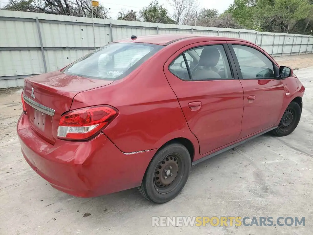 3 Photograph of a damaged car ML32F3FJXLHF04172 MITSUBISHI MIRAGE 2020