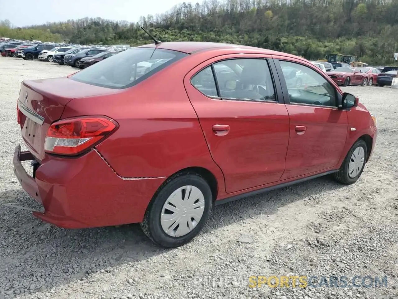 3 Photograph of a damaged car ML32F3FJXLHF09484 MITSUBISHI MIRAGE 2020