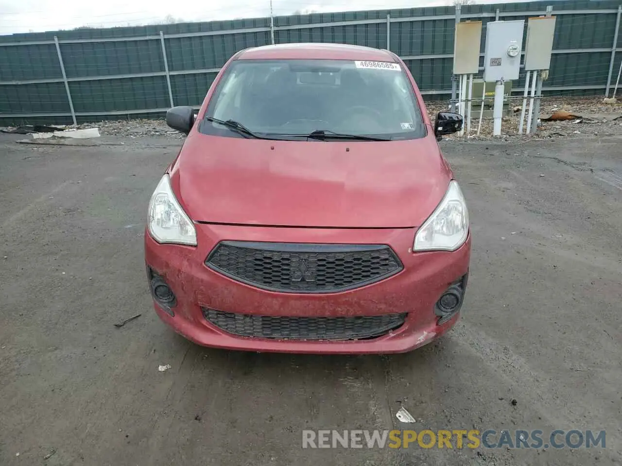 5 Photograph of a damaged car ML32F4FJ1LHF09881 MITSUBISHI MIRAGE 2020