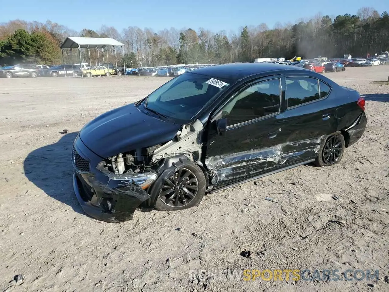 1 Photograph of a damaged car ML32F4FJ2LHF00381 MITSUBISHI MIRAGE 2020