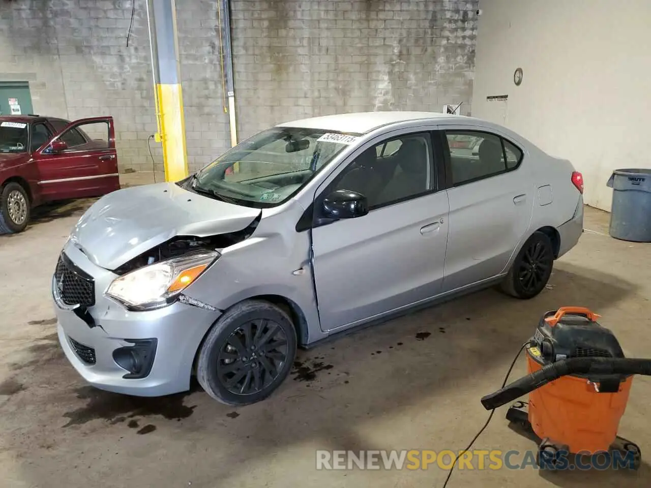 1 Photograph of a damaged car ML32F4FJ2LHF00459 MITSUBISHI MIRAGE 2020