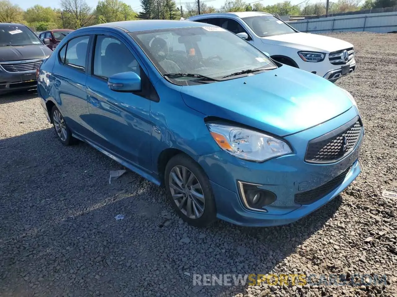 4 Photograph of a damaged car ML32F4FJ5LHF03338 MITSUBISHI MIRAGE 2020