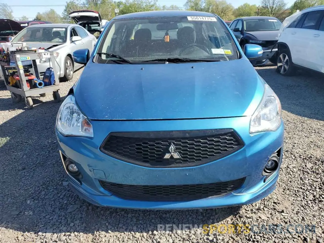 5 Photograph of a damaged car ML32F4FJ5LHF03338 MITSUBISHI MIRAGE 2020