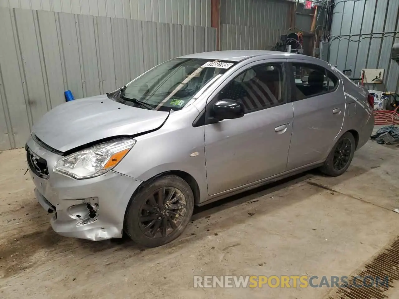 1 Photograph of a damaged car ML32F4FJ5LHF06028 MITSUBISHI MIRAGE 2020