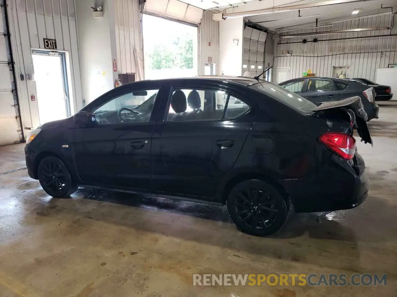2 Photograph of a damaged car ML32F4FJXLHF04338 MITSUBISHI MIRAGE 2020