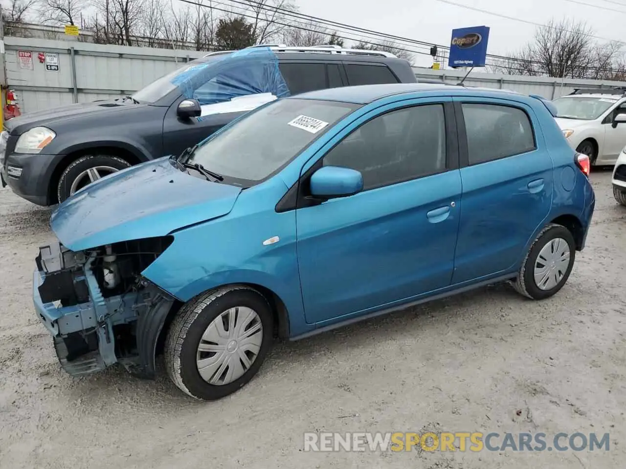 1 Photograph of a damaged car ML32AUHJ0MH004747 MITSUBISHI MIRAGE 2021
